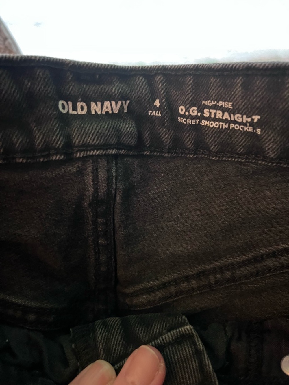 Old Navy Black High Rise Secret Smooth Pockets Women's Jeans - Picture 2 of 8